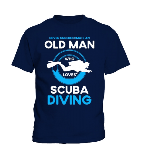 Scuba Diving Gift Underwater Lover Scuba Diver Kids T-Shirt