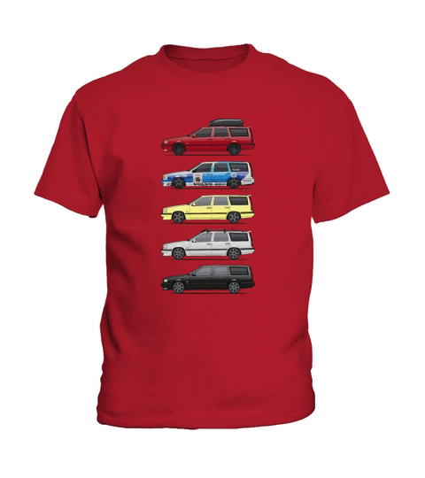 Stack of  Volvo 850R T5 Wagons Womens T-Shirts Kids T-Shirt