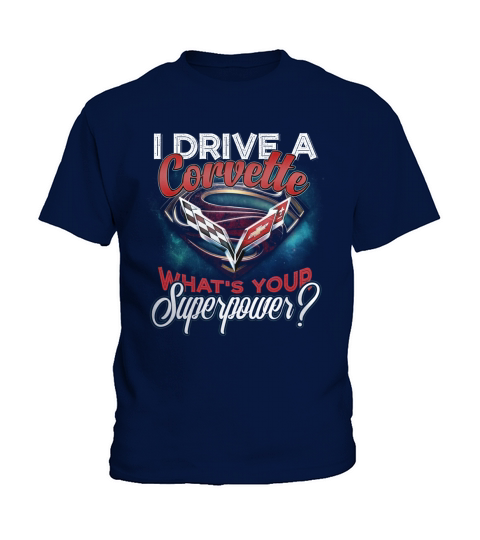 SUPERPOWER CORVETTE Kids T-Shirt