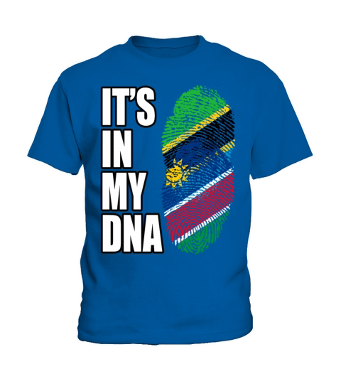 Tanzanian And Namibian Vintage Heritage DNA Flag Kids T-Shirt