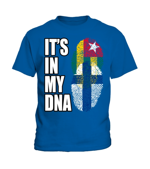 Togolese And Finland Mix Heritage DNA Flag Kids T-Shirt
