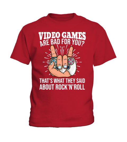 Video Games Are Bad For You - Classic Video Games Kids T-Shirt