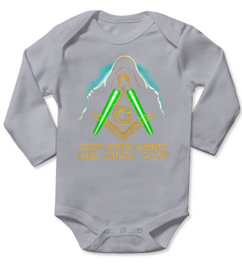 Freemason The Light - May Be With You Long Sleeve Baby One-Piece
