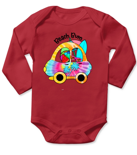 Funny Kid Life Sublimation Long Sleeve Baby One-Piece