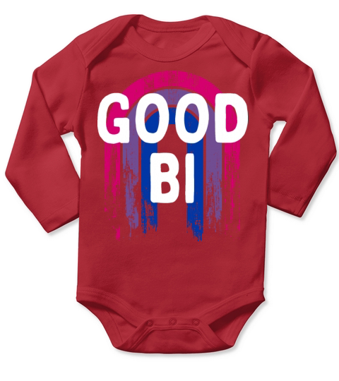 Good Bi Bisexual Pride Month Bi Pride LGBT Long Sleeve Baby One-Piece