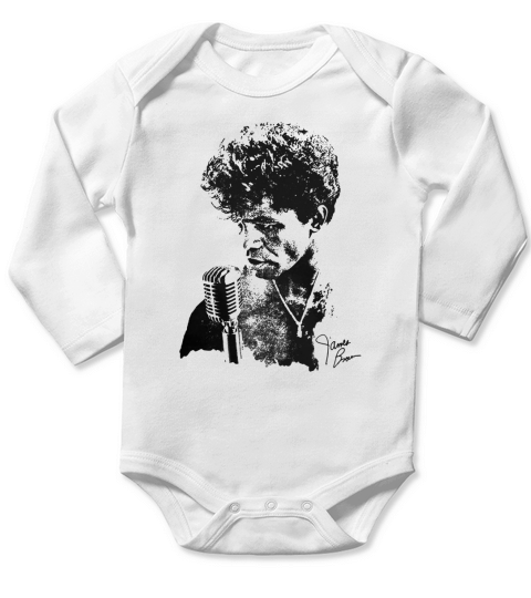 James Brown T-Shirt Long Sleeve Baby One-Piece
