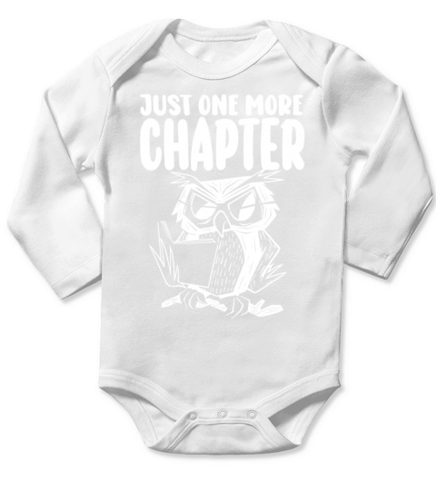 Just One More Chapter I Promise Reading Long Sleeve Baby One-Piece
