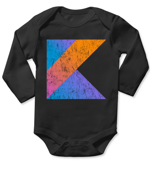 Kotlin t-shirt for kotlin programmers Long Sleeve Baby One-Piece