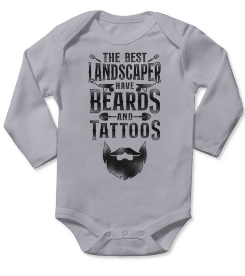 Landscaper Landscaping Landscape Long Sleeve Baby One-Piece