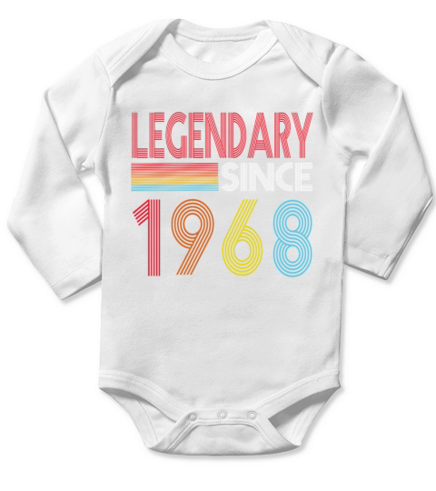Legendary Since 1968 Long Sleeve Baby One-Piece