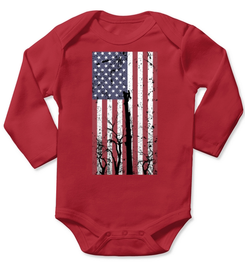 LIMITED EDITION AMERICAN TREE CLIMBER - MENS T-SHIRT Long Sleeve Baby One-Piece