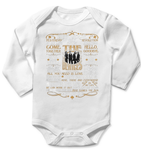 Limited Editon! Must have shirt for The Beatles Fans Long Sleeve Baby One-Piece
