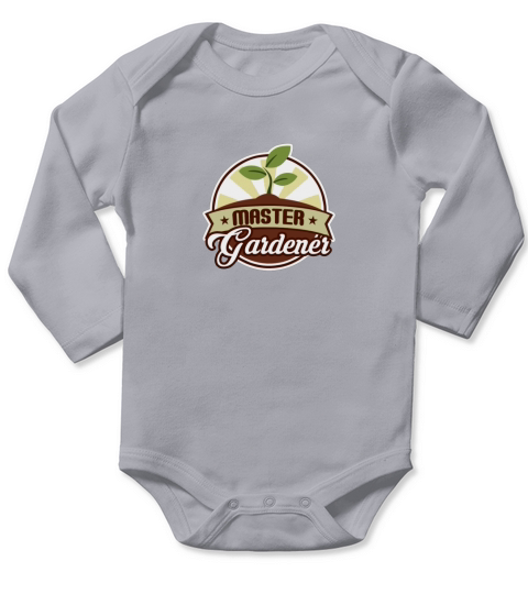 Master Gardener Shirt Long Sleeve Baby One-Piece