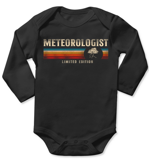 Meteorologist Weather Forecast Long Sleeve Baby One-Piece