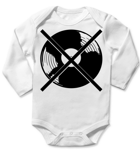No vinyl record music Long Sleeve Baby One-Piece