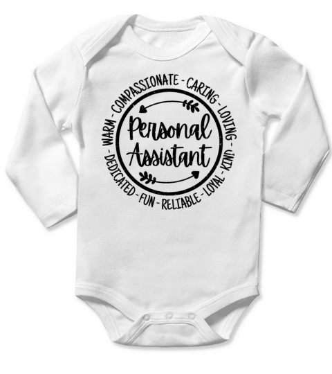 Personal Assistant Vintage Gift Long Sleeve Baby One-Piece