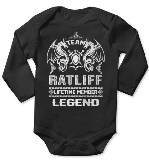 RATLIFF team lifetime member legend Long Sleeve Baby One-Piece
