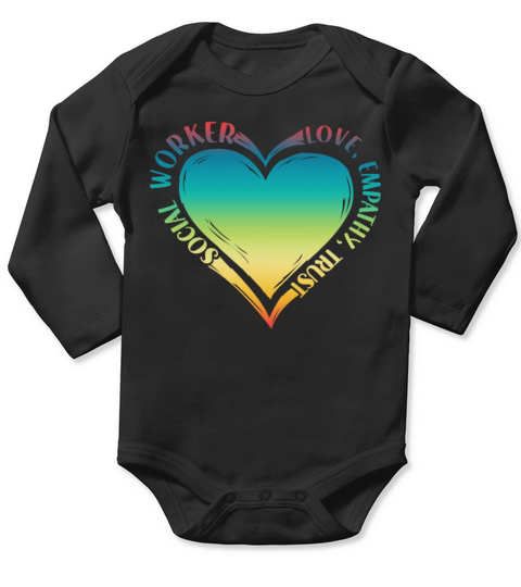 School Social Work Month Long Sleeve Baby One-Piece