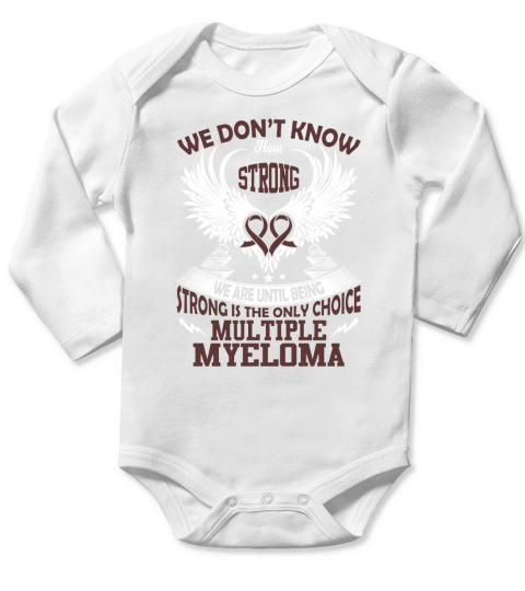 Strong9  Multiple Myeloma Long Sleeve Baby One-Piece
