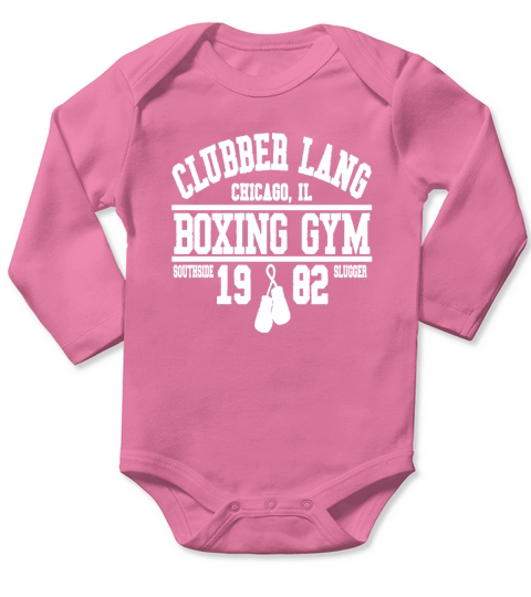 T-SHIRT GYM DE BOXE CLUBBER LANG Long Sleeve Baby One-Piece