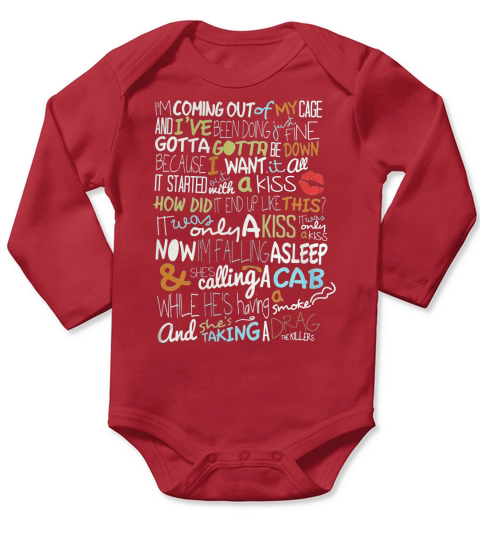 TG-The Killers - Mr Brightside Long Sleeve Baby One-Piece