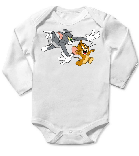 TOM N JERRY Long Sleeve Baby One-Piece