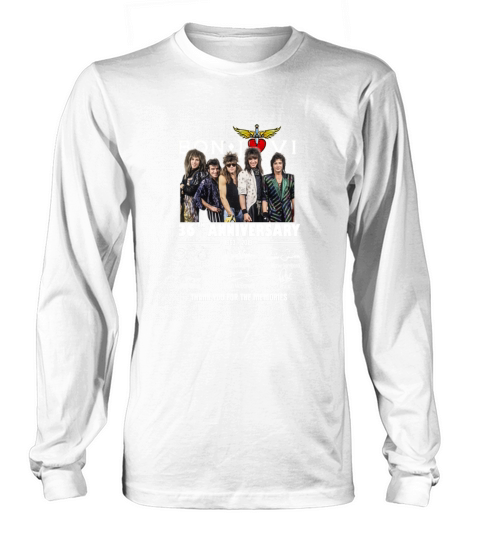 Bon Jovi 36th anniversary 1963-2019 thank you for the memories shirt Long sleeved Unisex