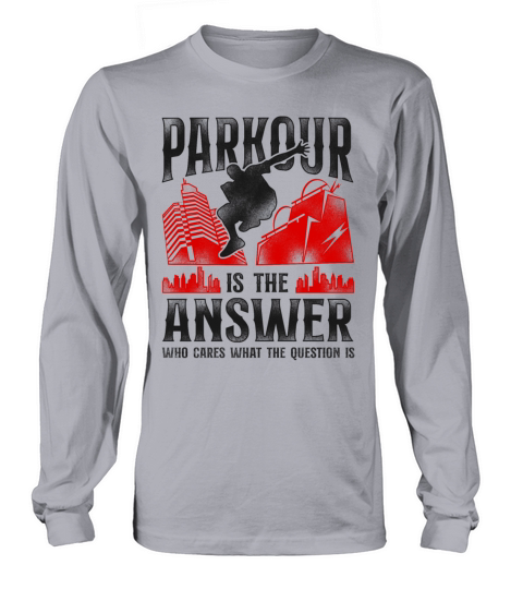 Parkour Free Running Traceur Long sleeved Unisex