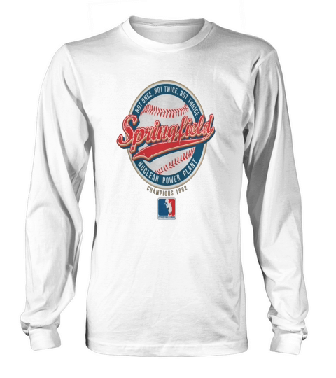 springfield nuclear power plant softball Long sleeved Unisex