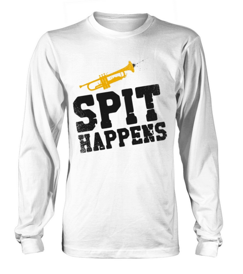 Trumpet Player Pun Vintage Spit Long sleeved Unisex