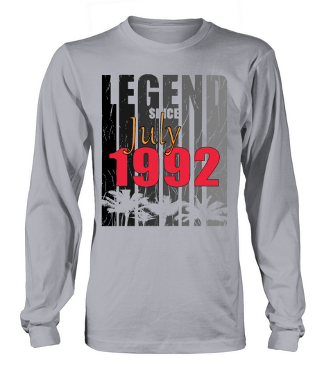 Vintage gift idea born July 1992 Long sleeved Unisex
