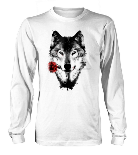 Wolf Rose Long sleeved Unisex
