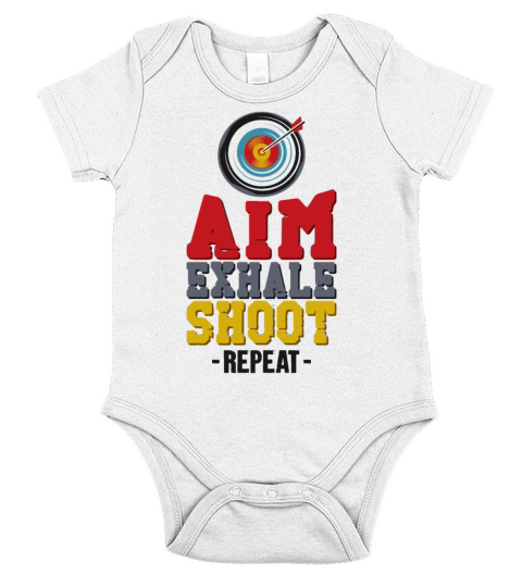Archery Bow Archer Vintage Aim Short Sleeve Baby One-Piece