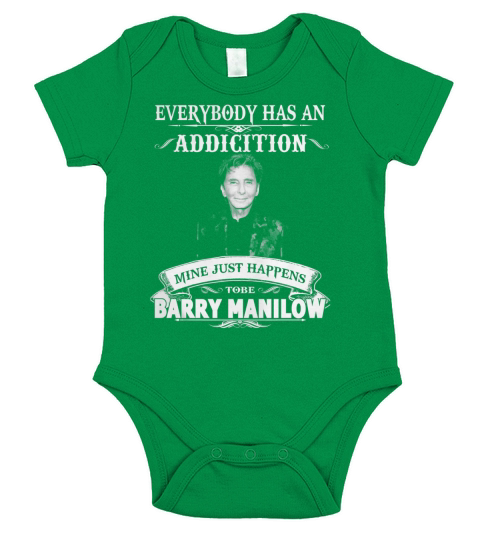 Barry Manilow addiction Short Sleeve Baby One-Piece
