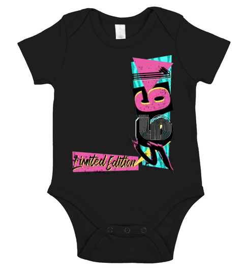 Birth year 1995 Birthday 80s 90s Limited Edition Short Sleeve Baby One-Piece