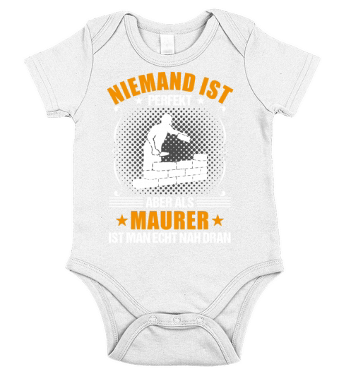 Bricklayer Funny Quote Craftsman Gift Idea Short Sleeve Baby One-Piece