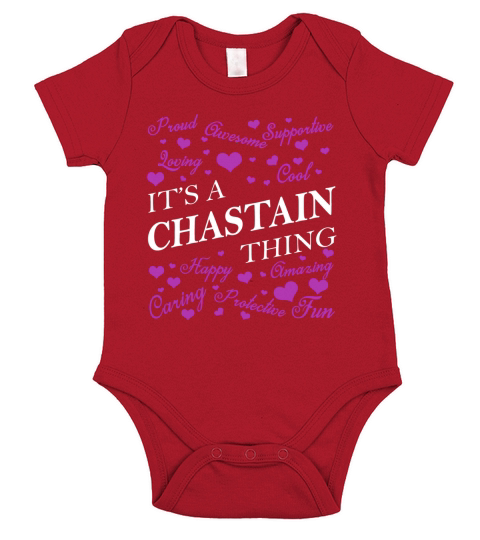 CHASTAIN Shirts - Its a CHASTAIN Thing Name Shirts Short Sleeve Baby One-Piece