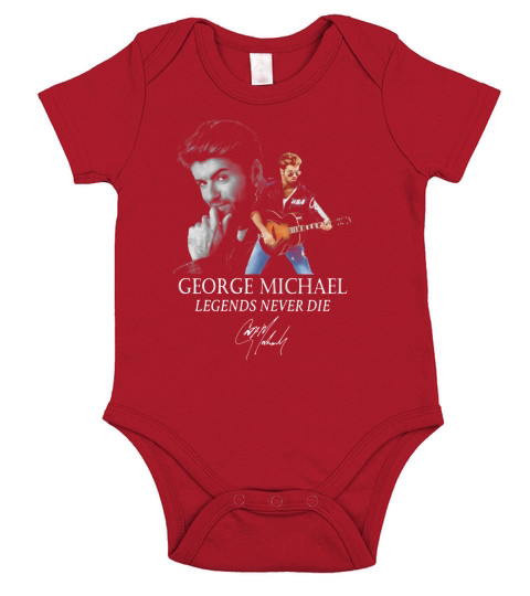 George Michael legends never die signature Wham! shirt Short Sleeve Baby One-Piece