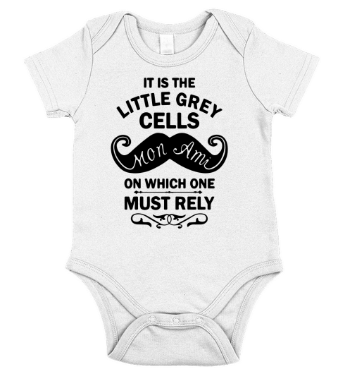 It is the little grey cells mom ami one which one - Mens Premium T-Shirt Short Sleeve Baby One-Piece