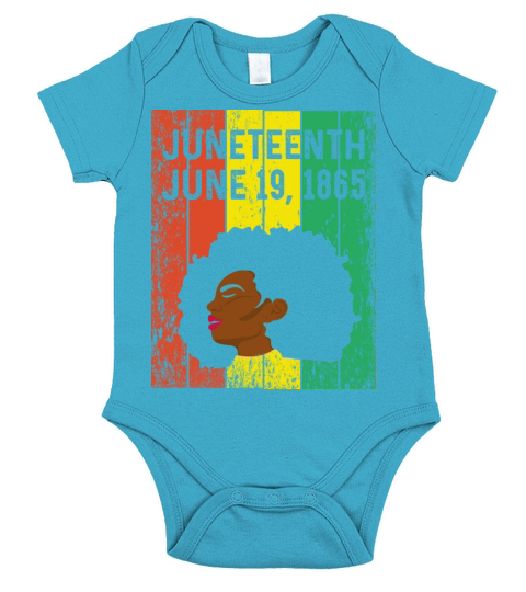 Juneteenth June 19th 1865 Ancestors Short Sleeve Baby One-Piece