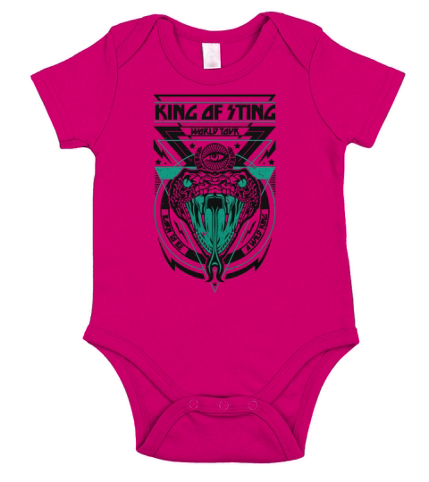 King Of Sting Short Sleeve Baby One-Piece