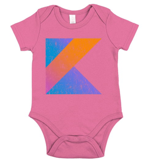 Kotlin t-shirt for kotlin programmers Short Sleeve Baby One-Piece