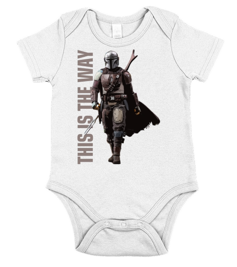 Mandalorian art  this is the way Short Sleeve Baby One-Piece