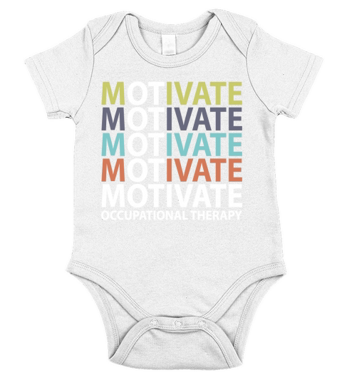 Motivate Occupational Therapy Vintage shirt Short Sleeve Baby One-Piece