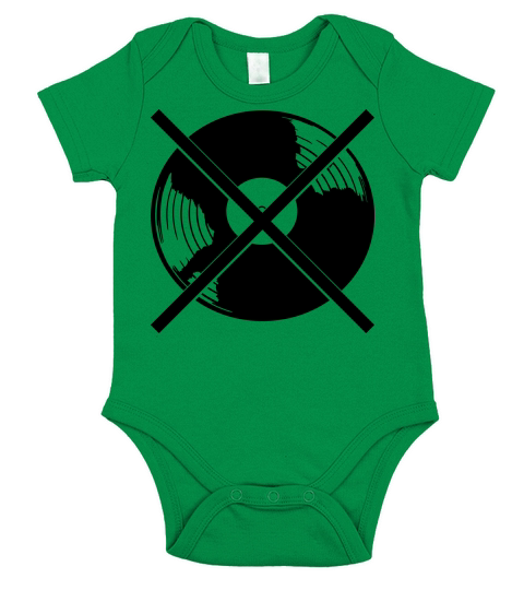 No vinyl record music Short Sleeve Baby One-Piece