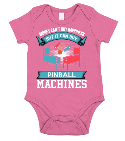 Pinball Machines funny sports tee Short Sleeve Baby One-Piece
