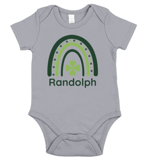 Randolph Clover Boho Rainbow Short Sleeve Baby One-Piece