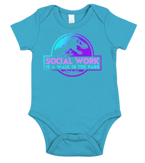 Social Work Is A Walk In The Park Short Sleeve Baby One-Piece