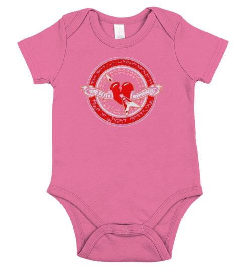 Tom Petty  Heart Logo Short Sleeve Baby One-Piece