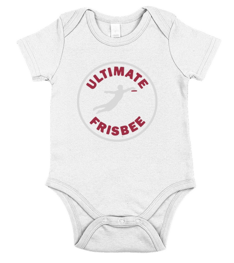 Ultimate Frisbee Shirt Short Sleeve Baby One-Piece